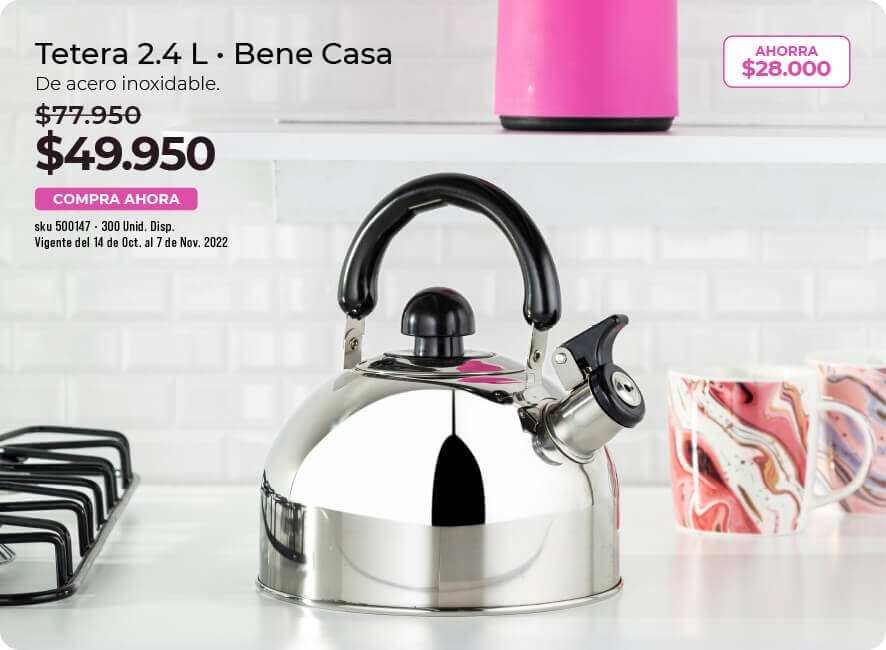 tetera 2.4L Bena casa