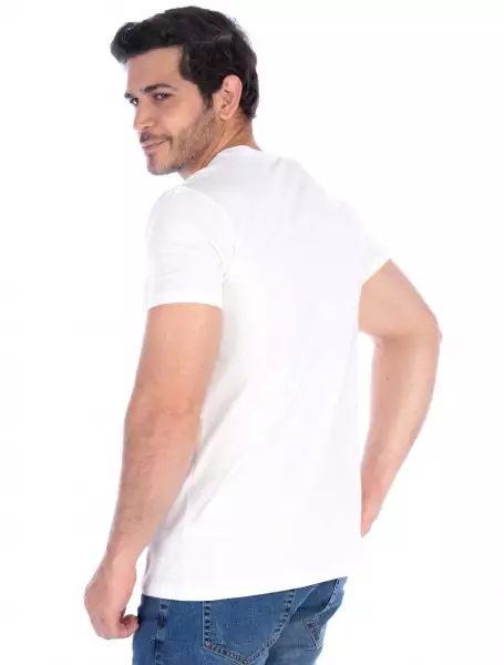 Camiseta estampada manga corta para hombre 1