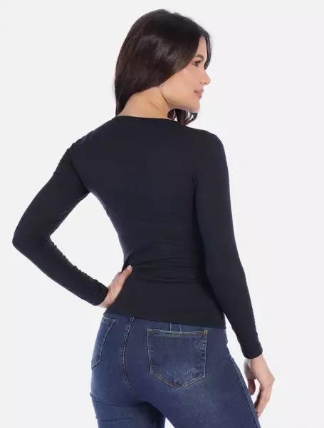 Camiseta manga larga básica para Mujer