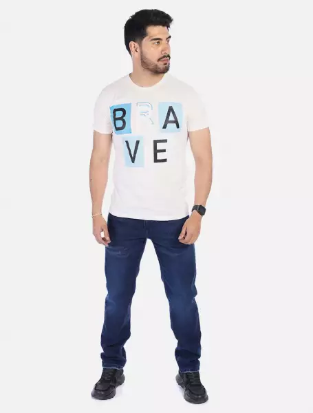 Camiseta Slim fit para hombre Brave