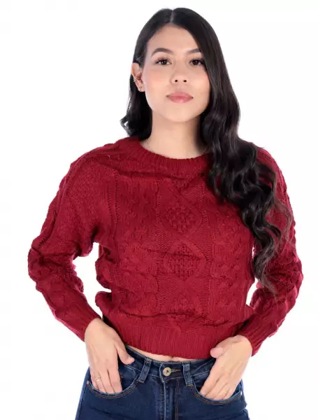 Sueter trenzado de Mujer