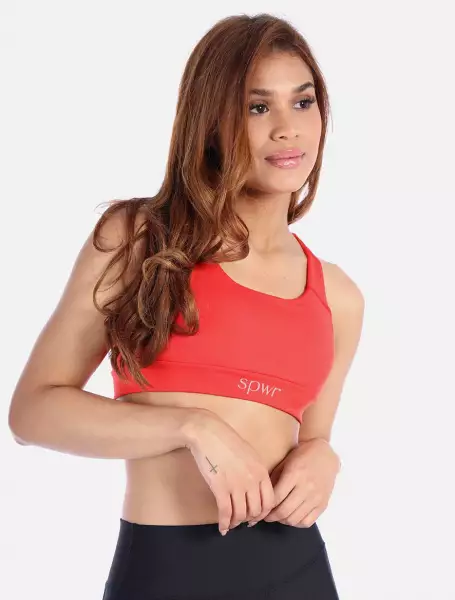 Top Rojo atlético Mujer