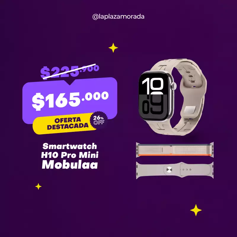 Smartwatch H10 Ultra Plus Mobulaa - Oferta