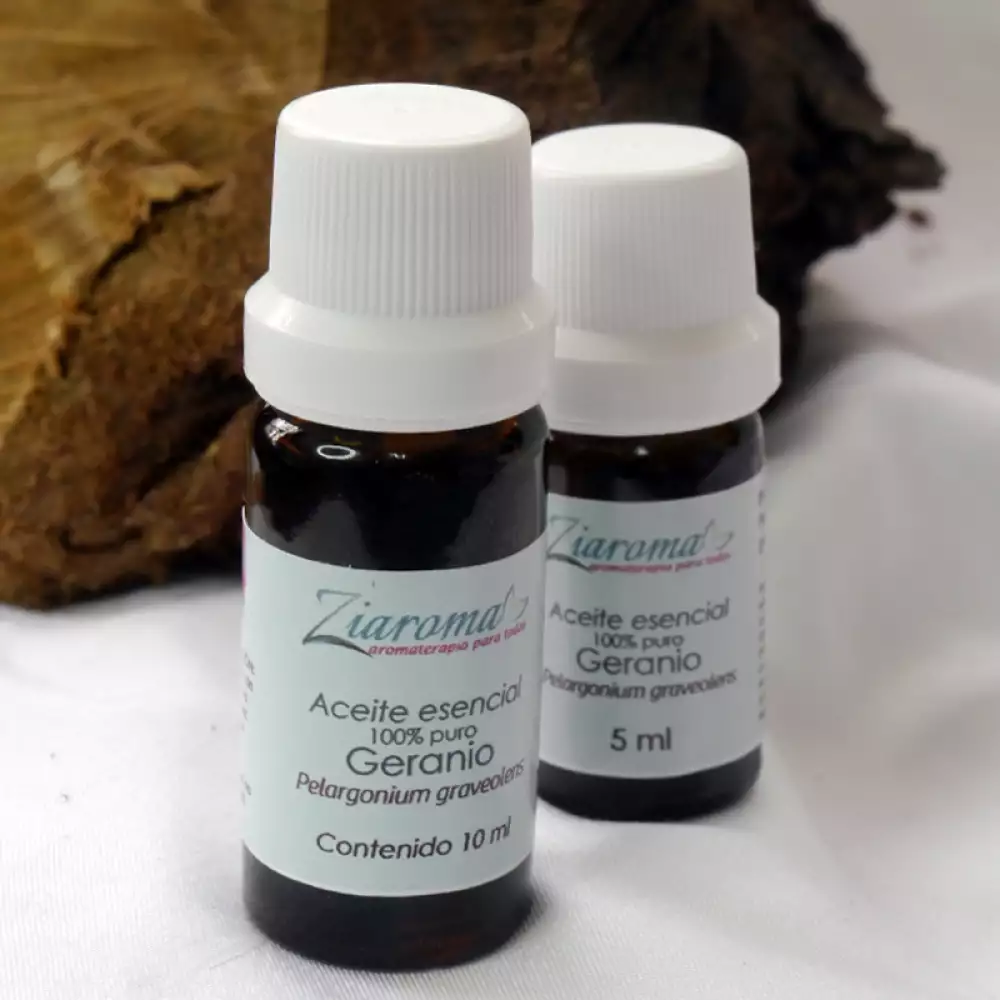 Aceite esencial de geranio 5ml floral calmante