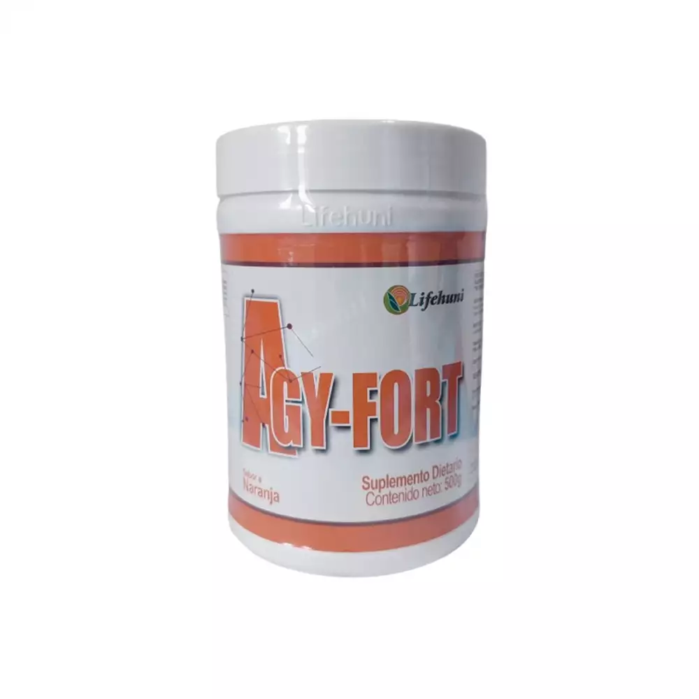 Agy-Fort el Aliado inteligente para un cuerpo fuerte y una mente clara. Sabor a Vainilla y Naranja