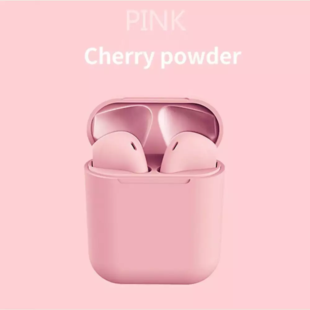 Audífonos inalámbricos inPods 12 Bluetooth 5.0 rosado