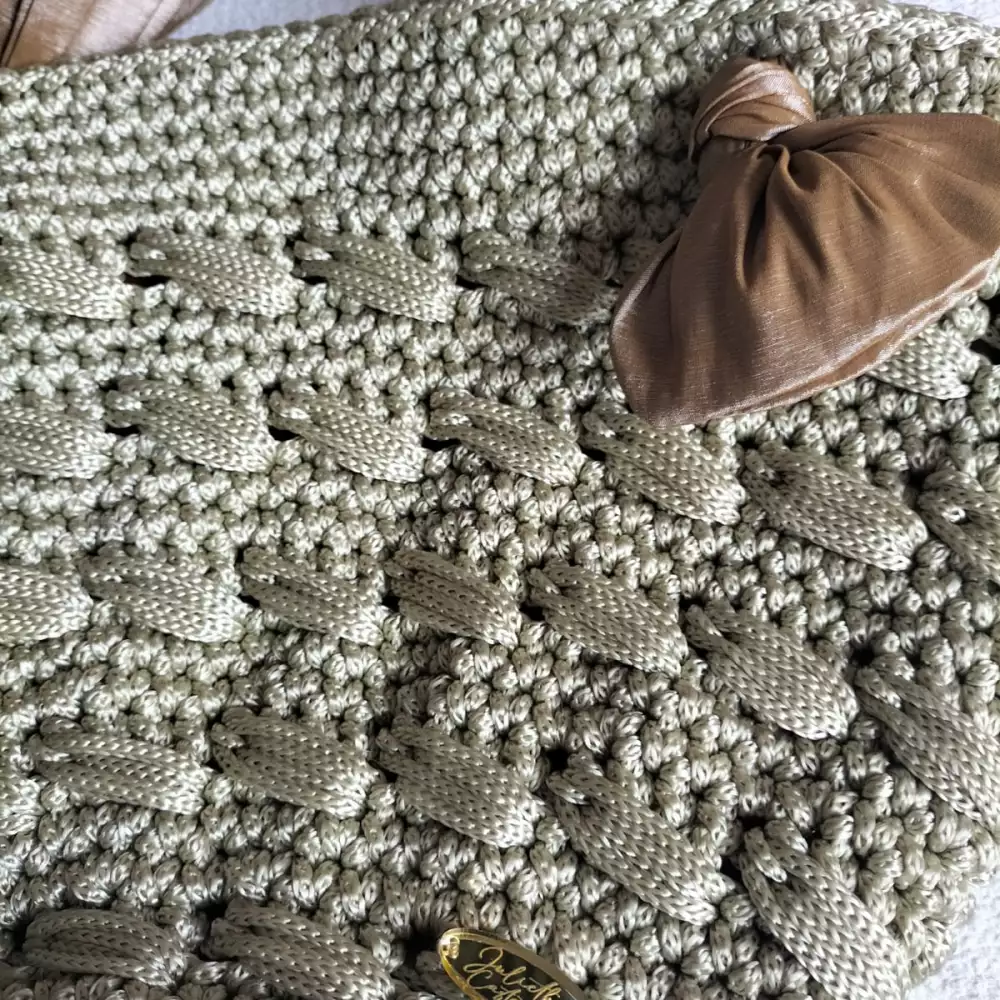 Bolso Arena playero crochet cordón variedad de colores
