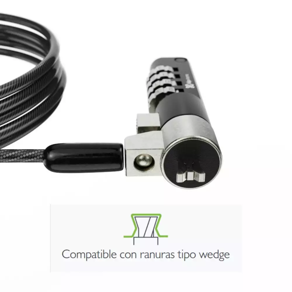 Cable de seguridad KlipXtreme ranura Wedge 2m acero