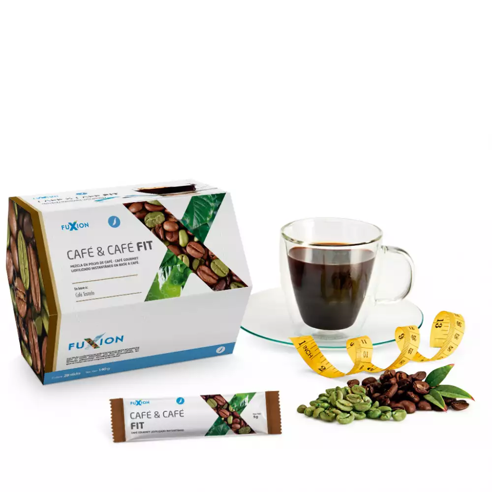 Café Fit natural reduce apetito y fatiga 28 sticks