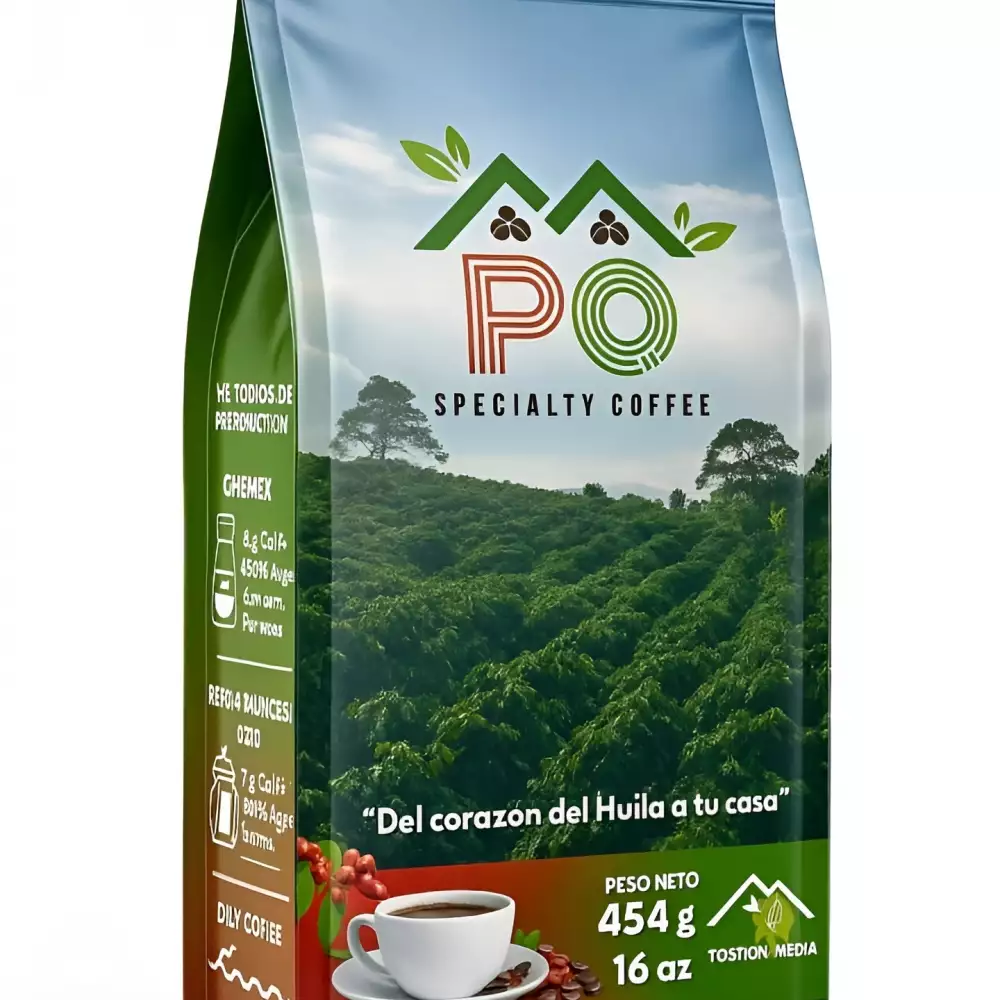 Café lavado Pitalito Huila variedad Castillo 454g