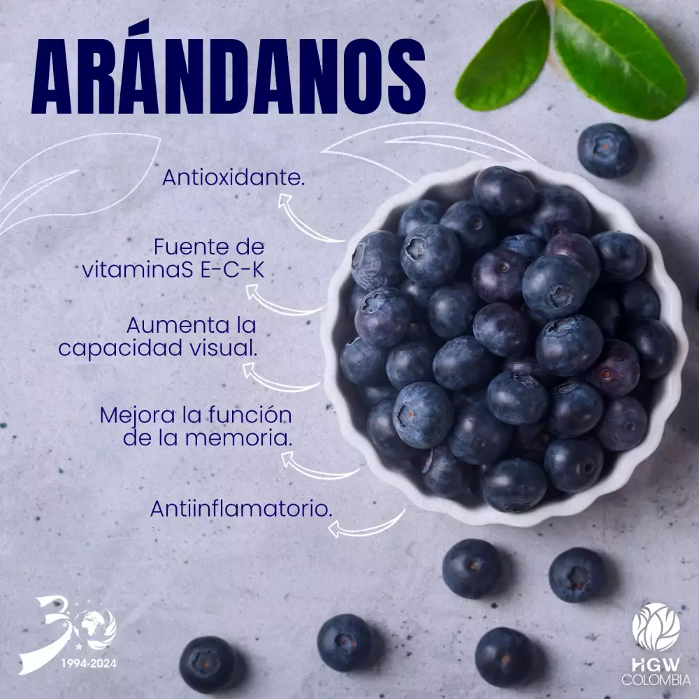 Café soluble con arándanos funcional e instantáneo