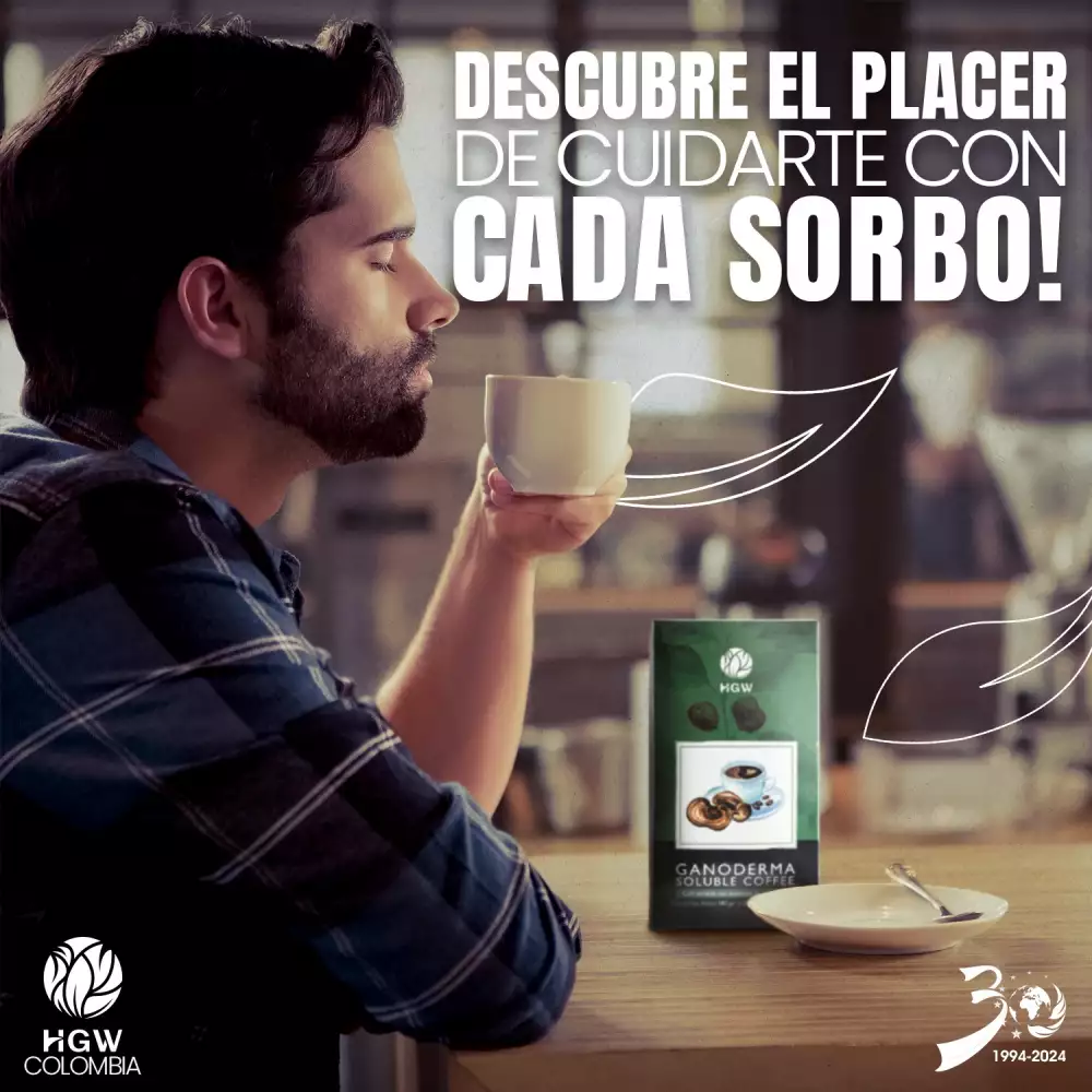 Café soluble con ganoderma reishi funcional