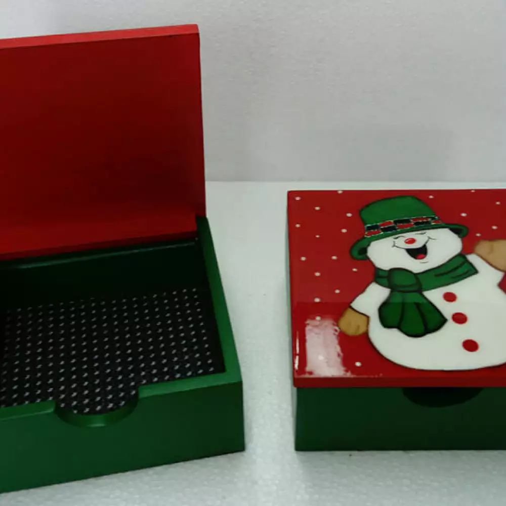 CAJA SERVILLETERA NAVIDEÑA