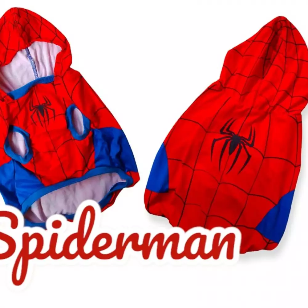 Camisas para mascotas spiderman