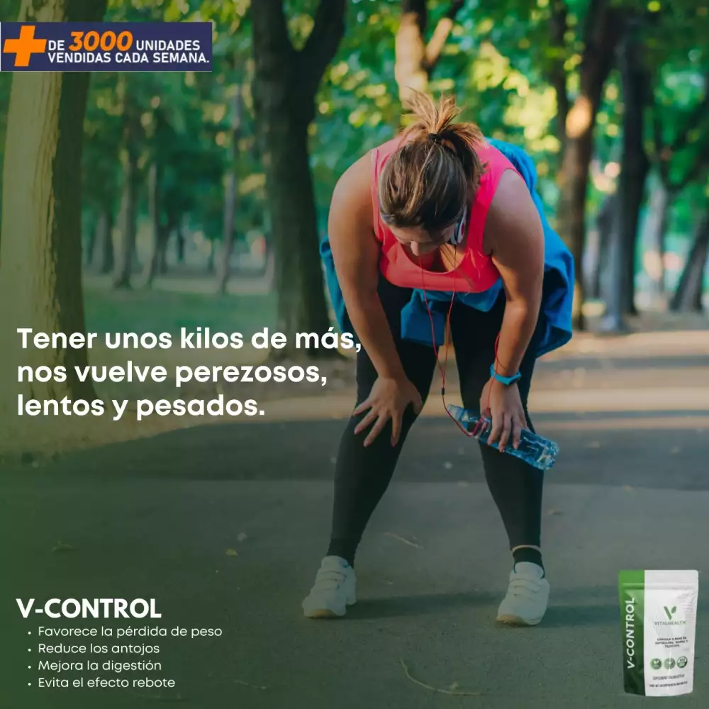 Cápsulas V-Control para pérdida de peso y metabolismo