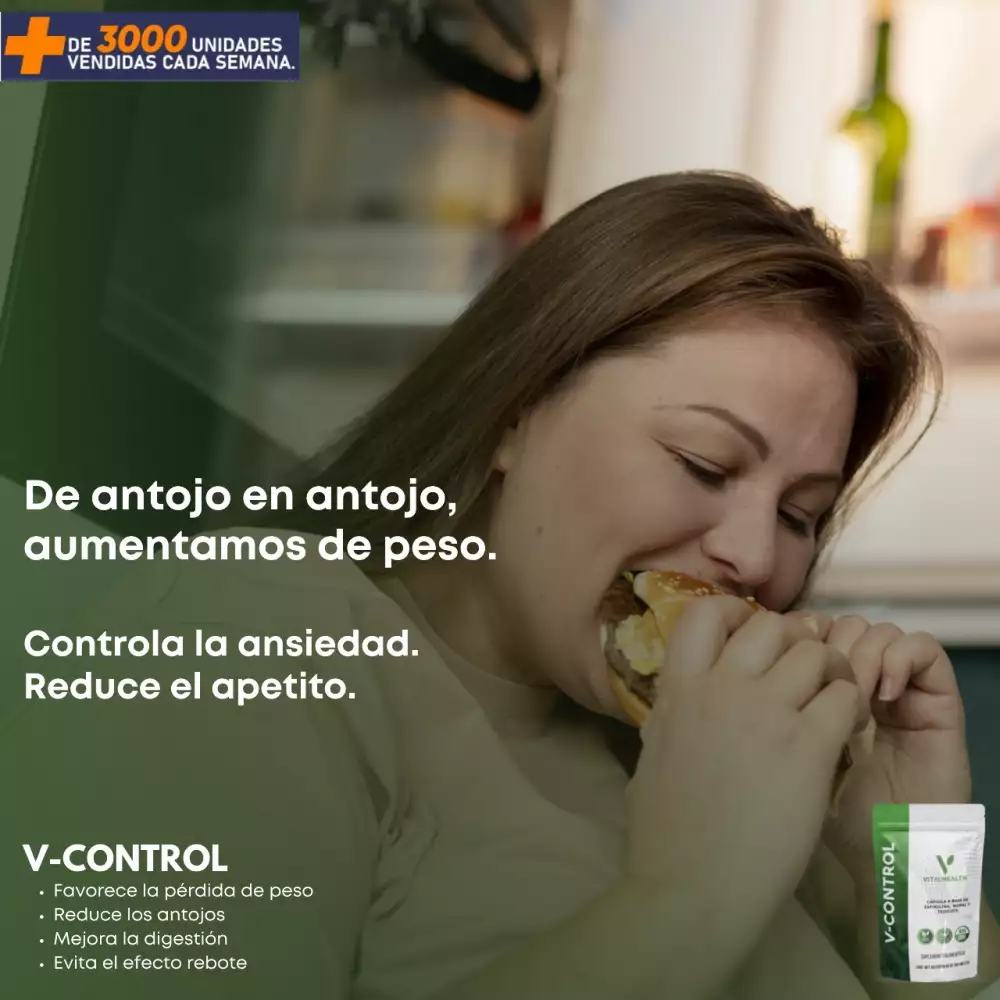 Cápsulas V-Control para pérdida de peso y metabolismo