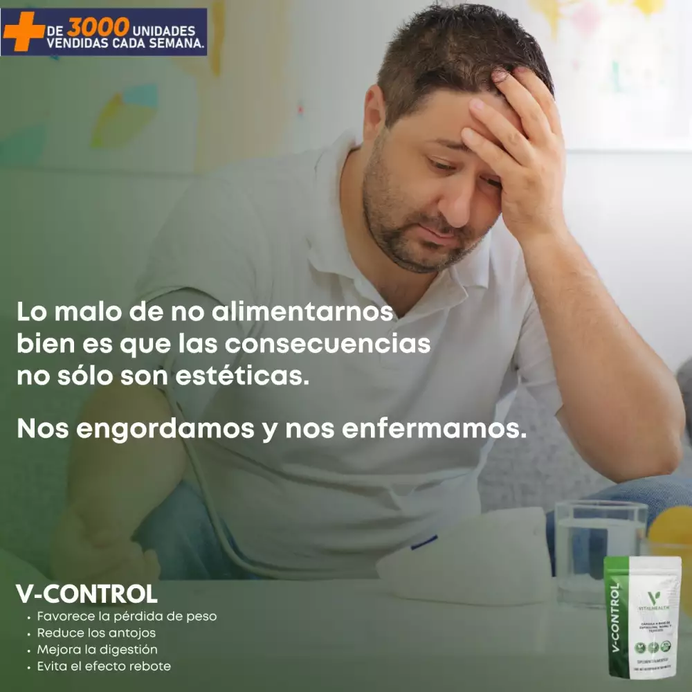 Cápsulas V-Control para pérdida de peso y metabolismo