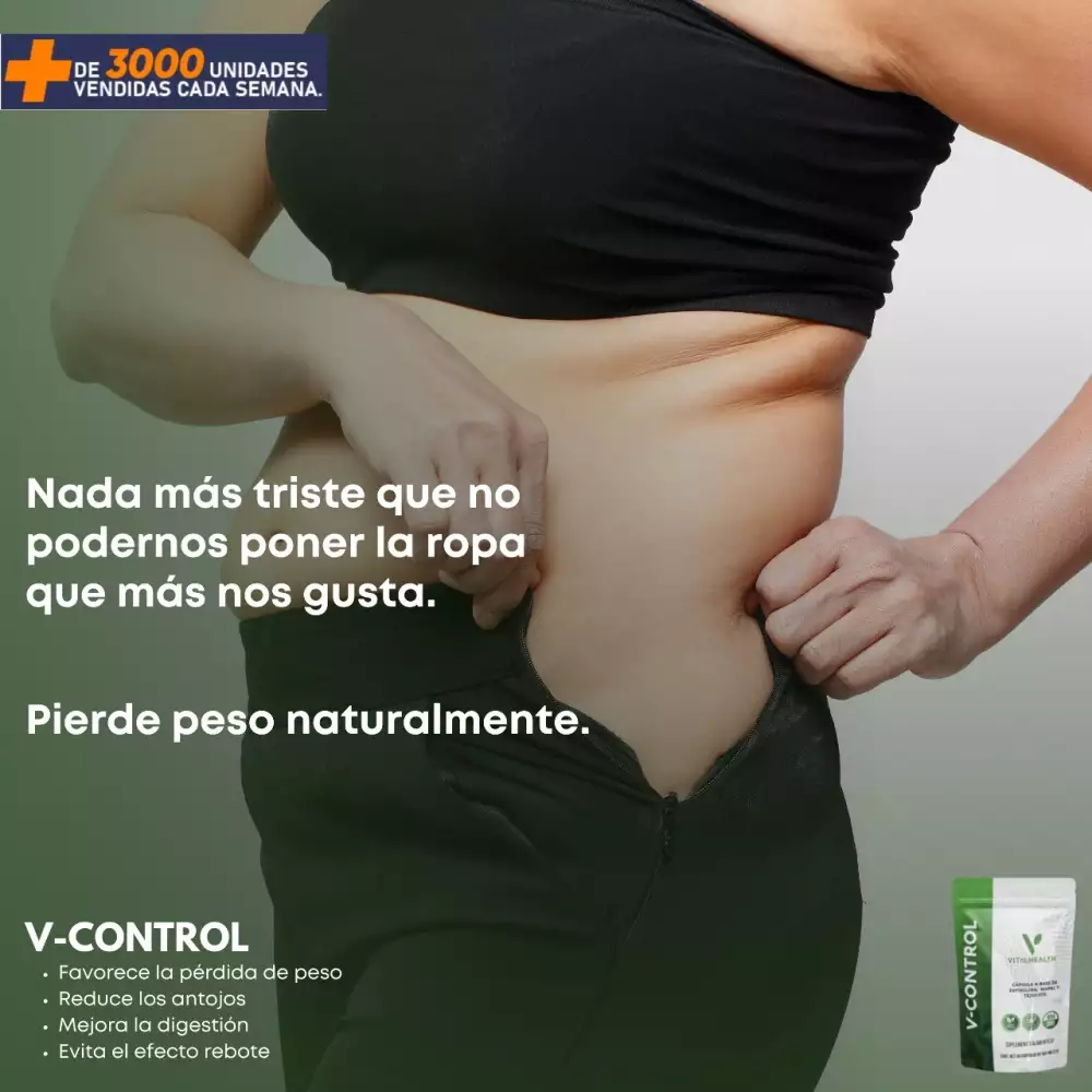Cápsulas V-Control para pérdida de peso y metabolismo