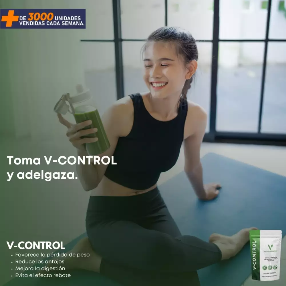 Cápsulas V-Control para pérdida de peso y metabolismo