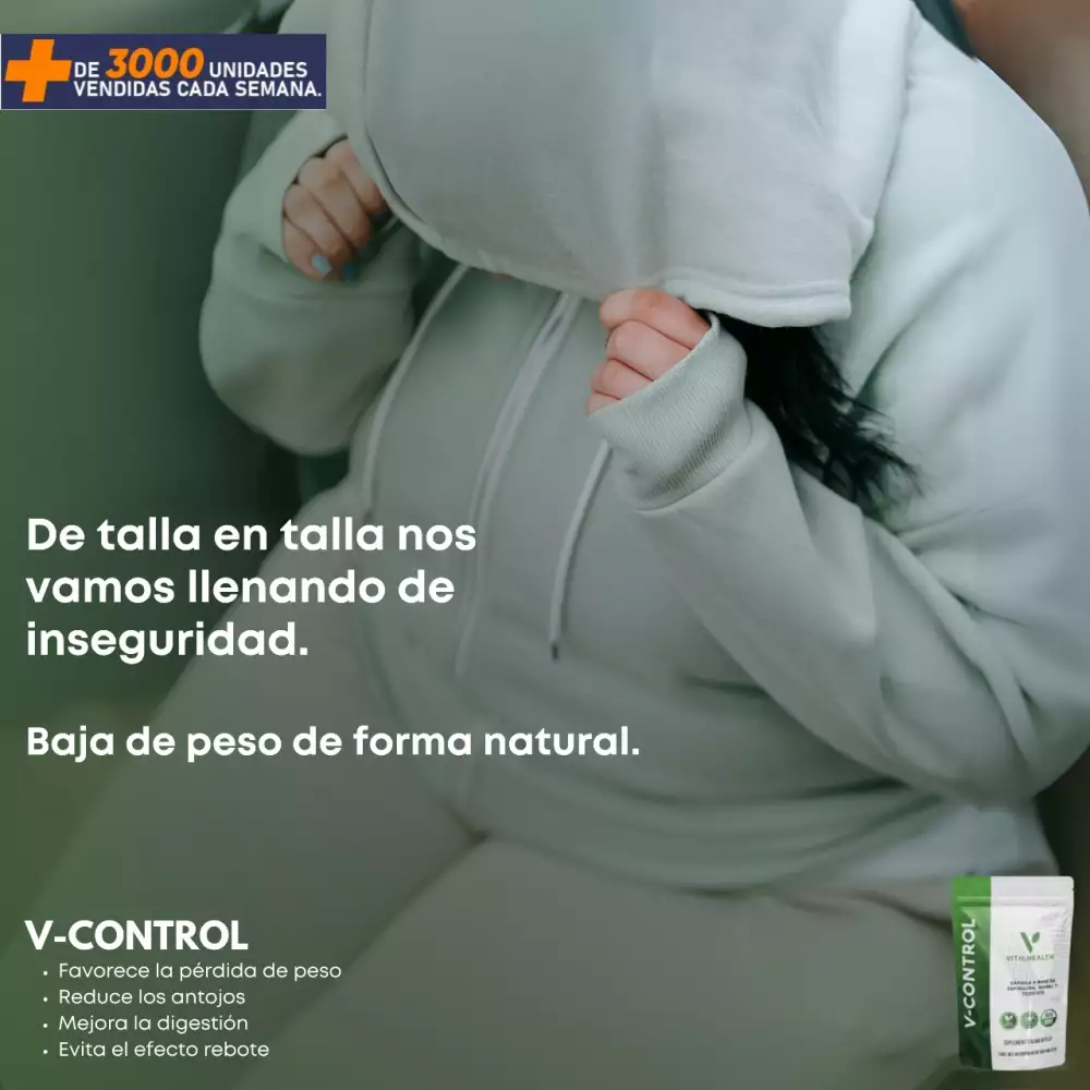 Cápsulas V-Control para pérdida de peso y metabolismo