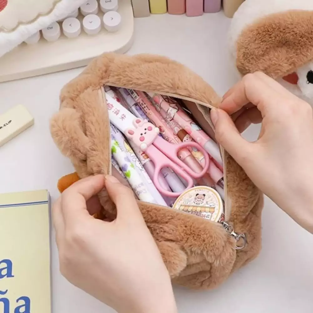 Cartuchera kawaii con motivos de animalitos lindos