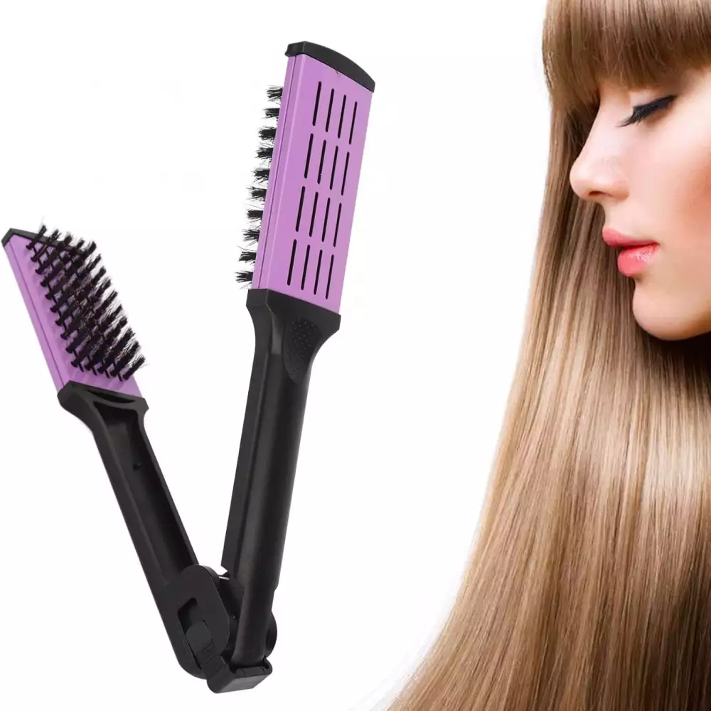Cepillo Para Planchar el cabello con Mango Flexible