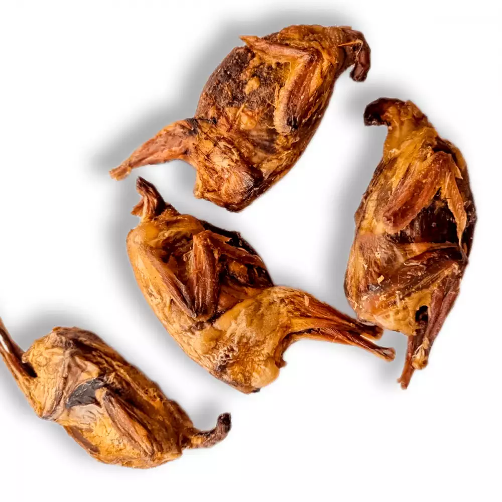 Codorniz deshidratada natural para perros y gatos