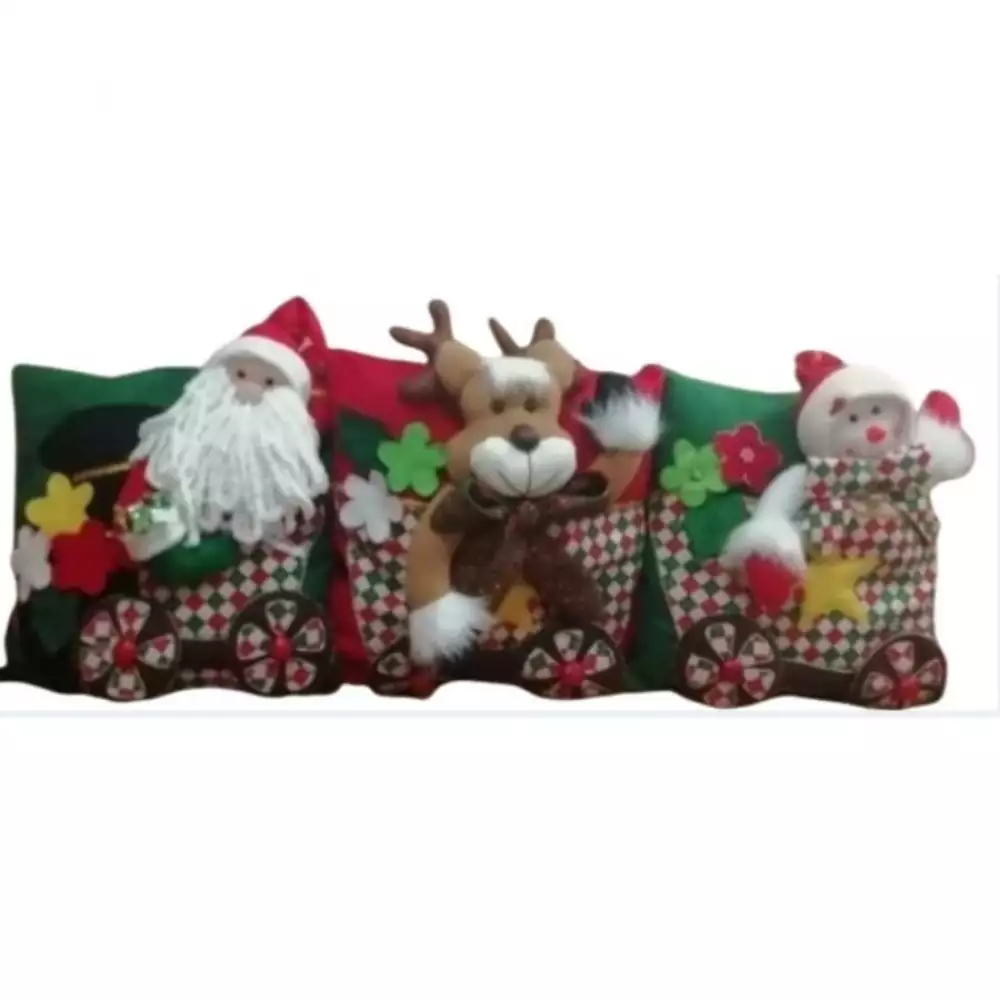 Cojin Navideño tren