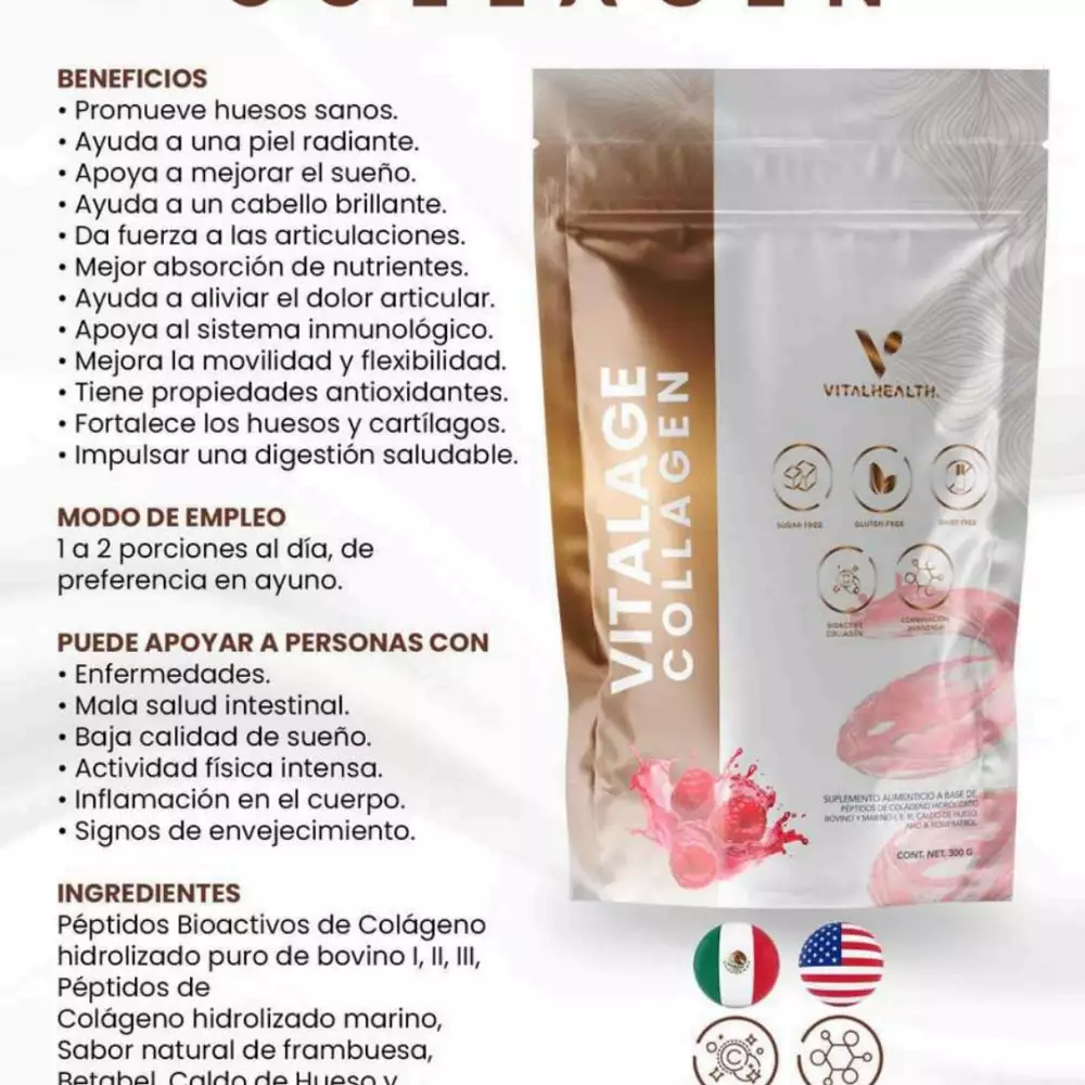 Colágeno hidrolizado Vitalage para articulaciones