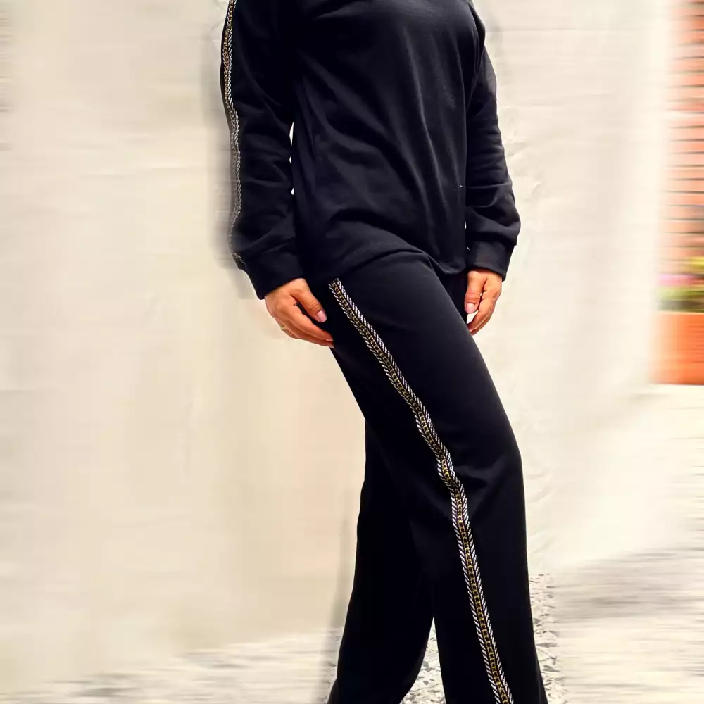 Conjunto en algodon con detalles para ser una prenda con clase y comodidad