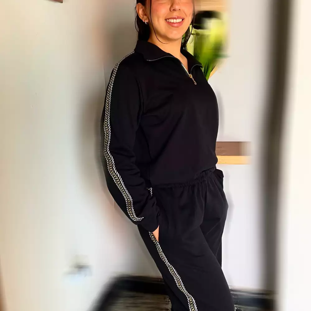 Conjunto en algodon con detalles para ser una prenda con clase y comodidad