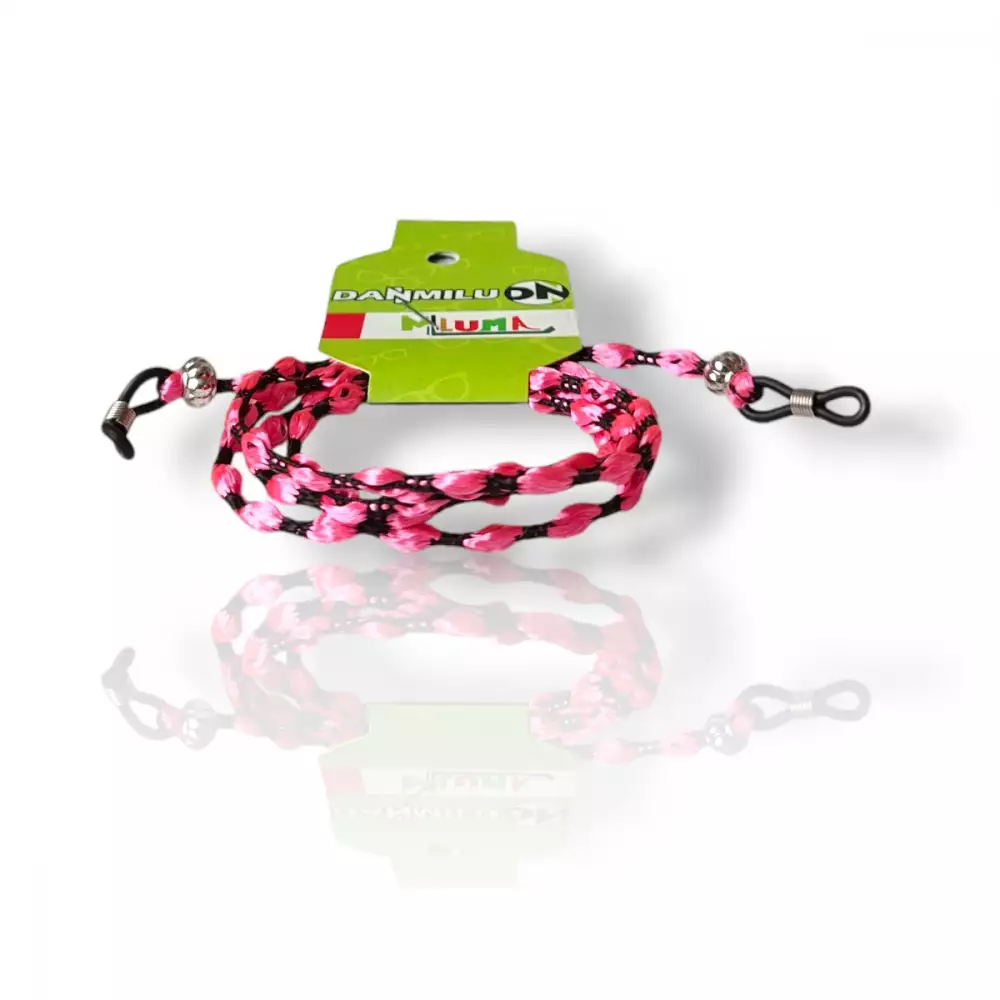 Cordón cuelga gafas decorativo tela varios colores
