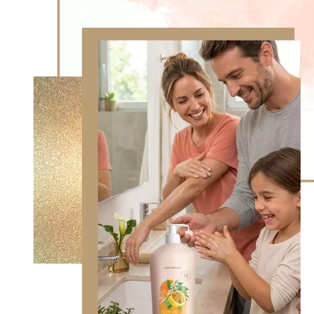 Crema Corporal Hidratante Ésika Flor de Naranjo & Maracuyá Natural 1 L