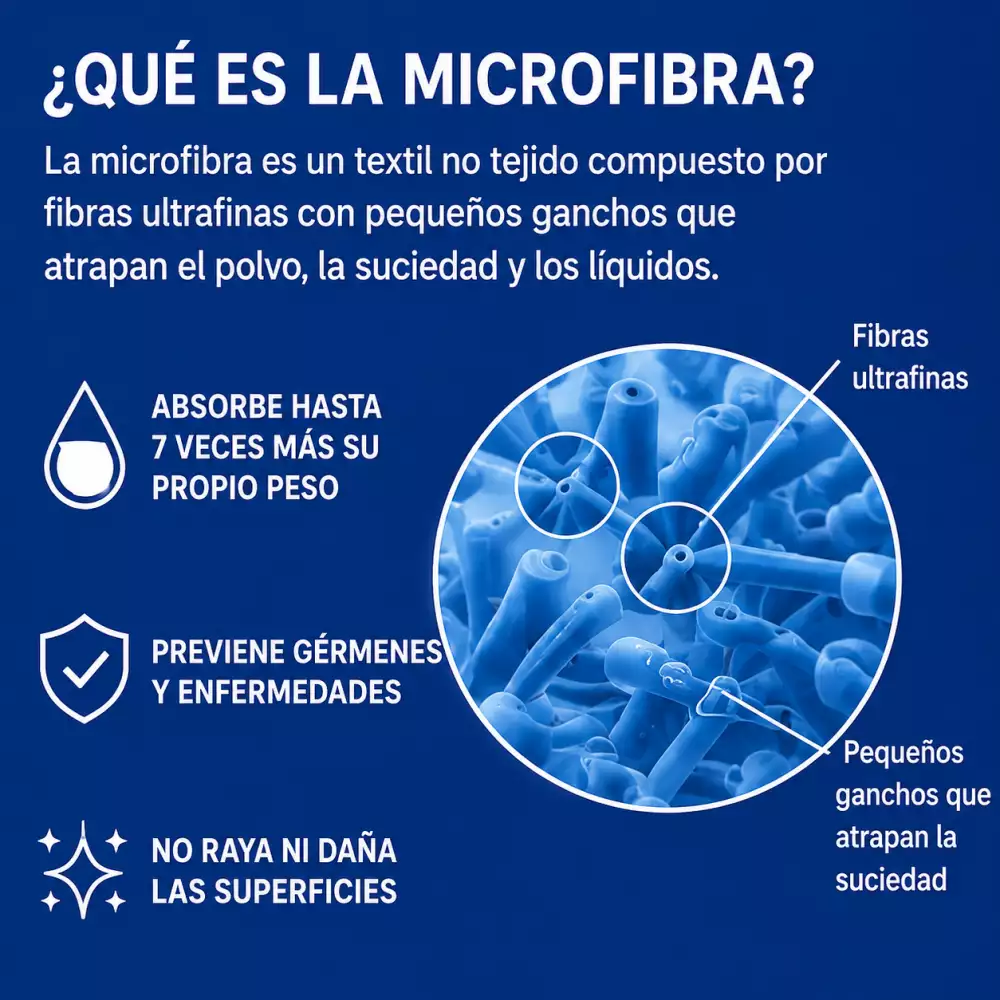 Cubre escoba microfibra x 3 unidades lugares difíciles