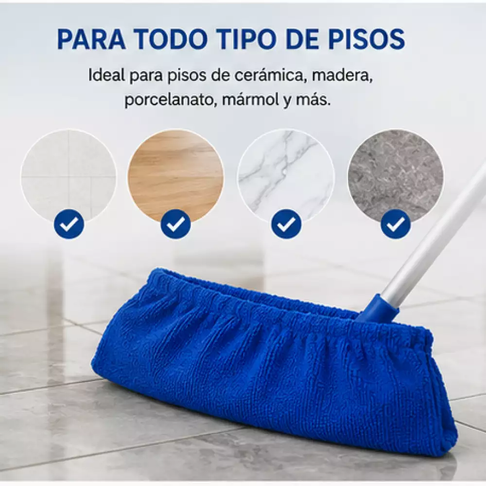 Cubre escoba microfibra x 3 unidades lugares difíciles