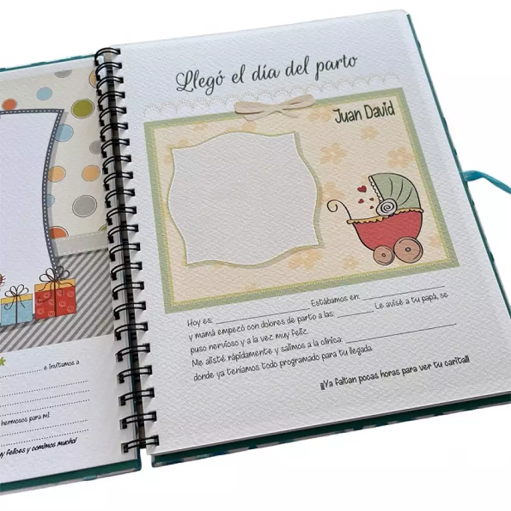 DIARIOS PARA BEBÉ PERSONALIZADOS