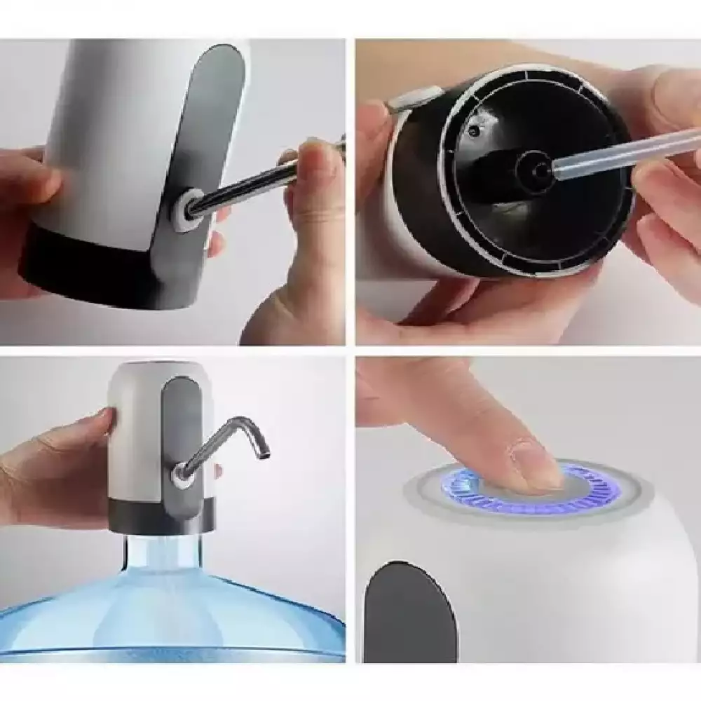 Dispensadores De Agua Dispensador Usb Bomba Dispensador Agua Color Negro