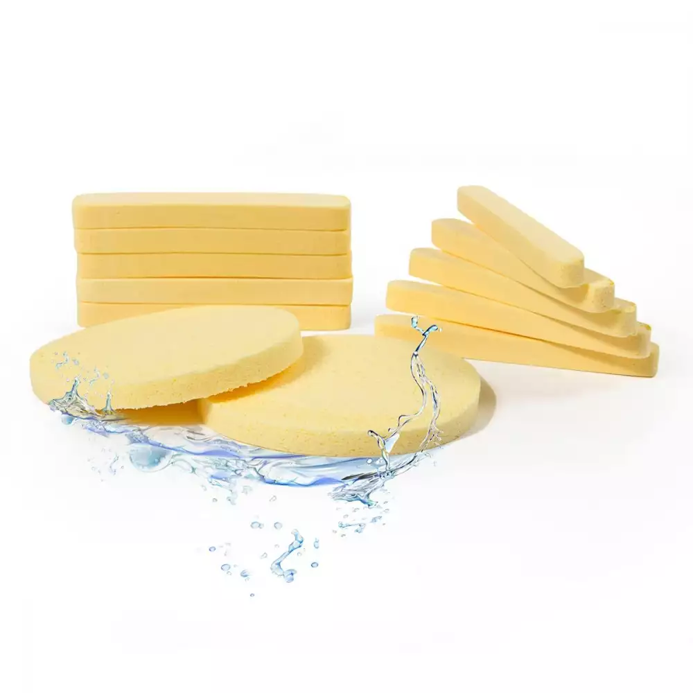 Esponja facial comprimida 12 piezas desmaquillante