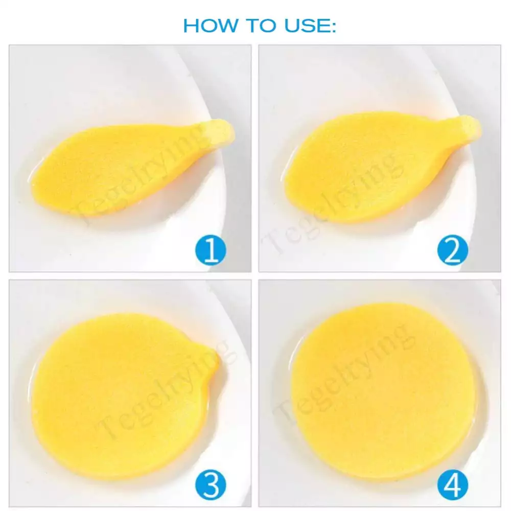 Esponja facial comprimida 12 piezas desmaquillante