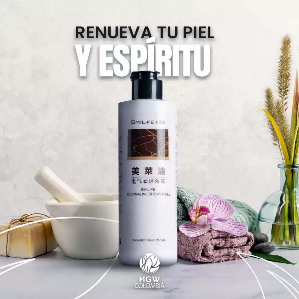 GEL DE BAÑO CON TURMALINA HGW - TOURMALINE SHOWER GEL
