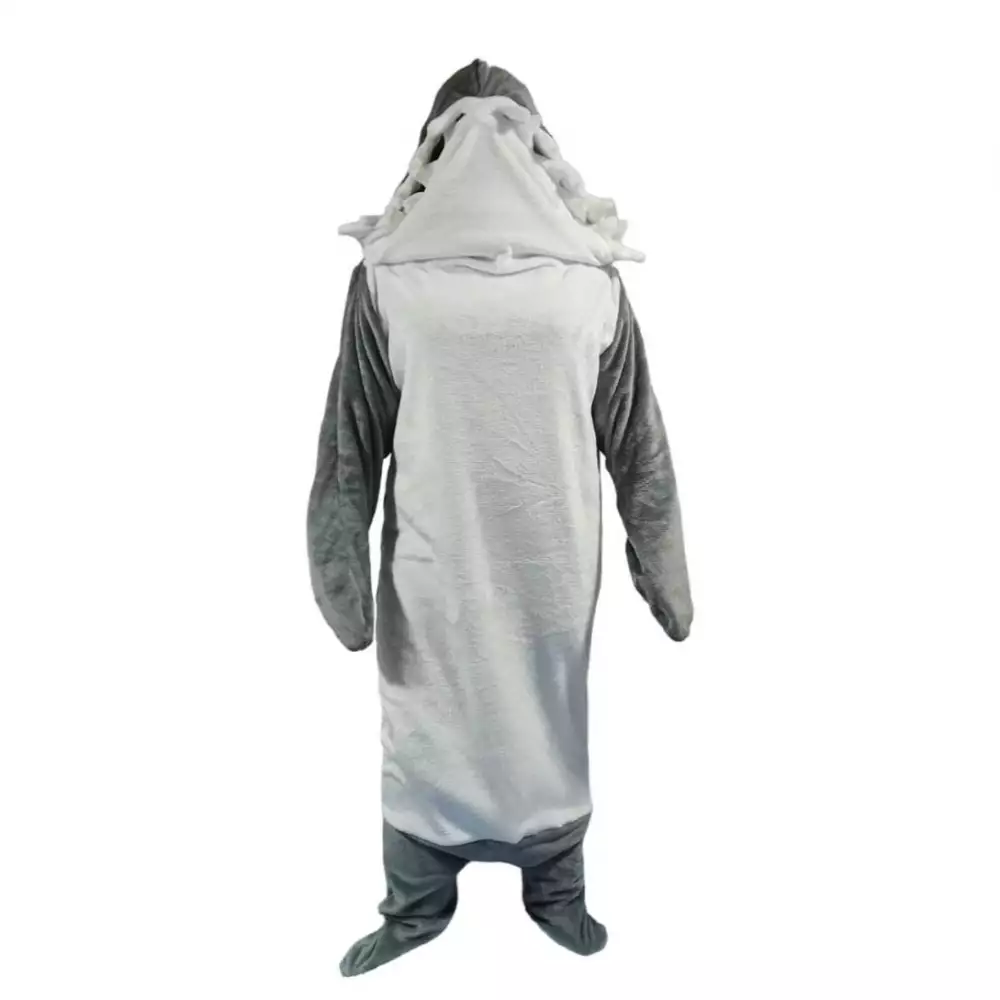 Cobija Manta Tiburón Con Capucha Shark Blanket 210 * 130