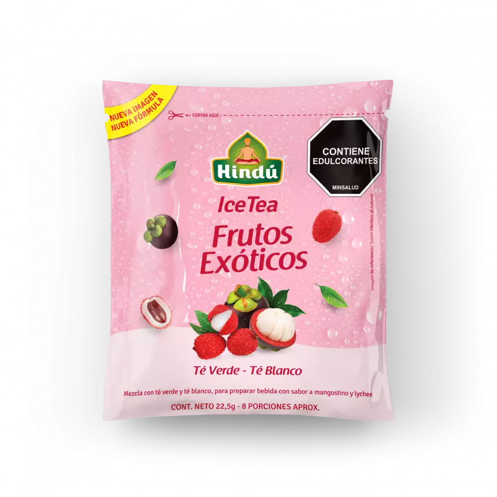 Ice Tea sin azúcar frutos exóticos x12 sobres