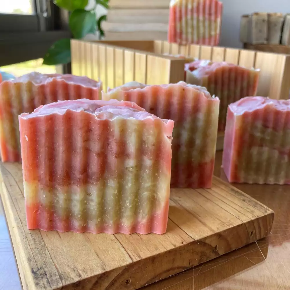 Jabón artesanal rosas hidratante antioxidante cara