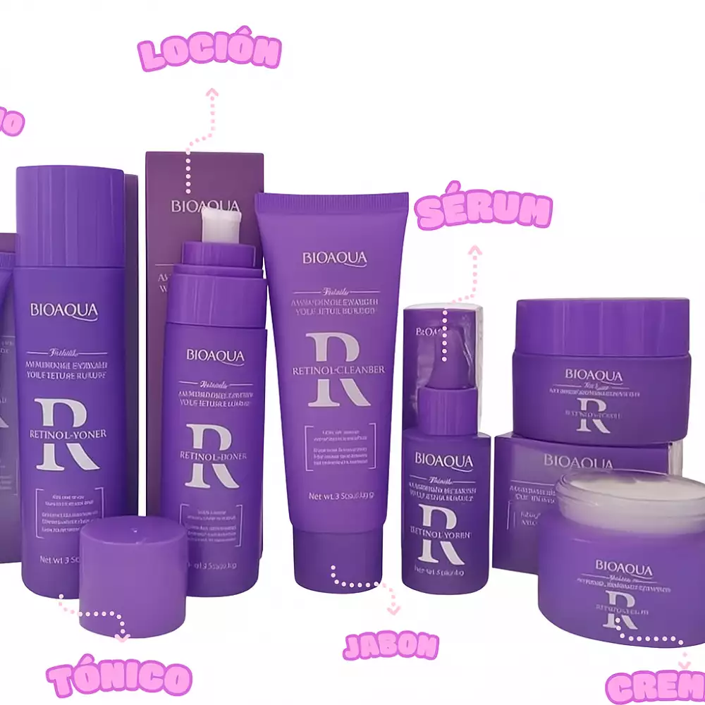 Kit Bioaqua Retinol – 5 Productos de Cuidado Facial
