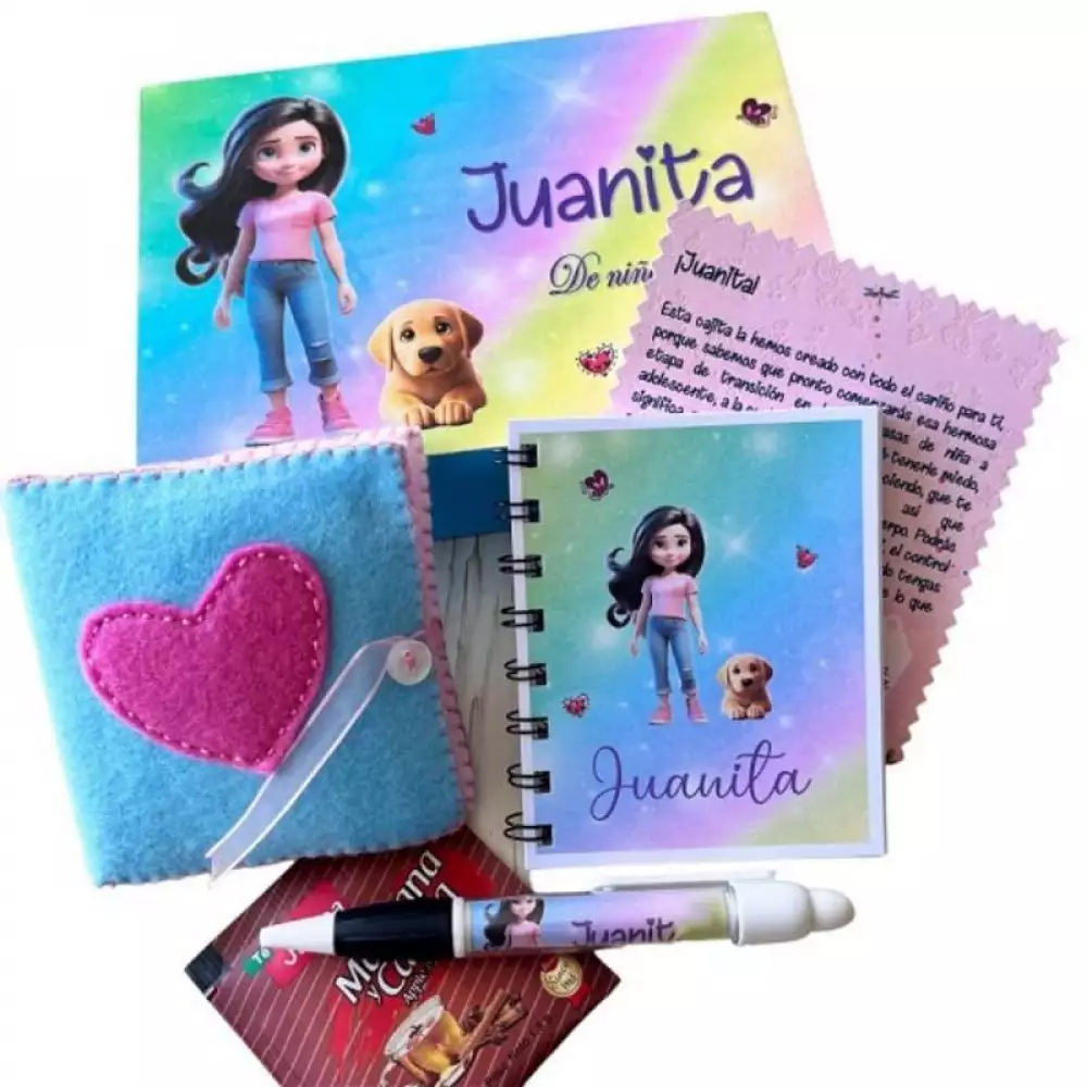 KIT DE NIÑA A MUJER PERSONALIZADO