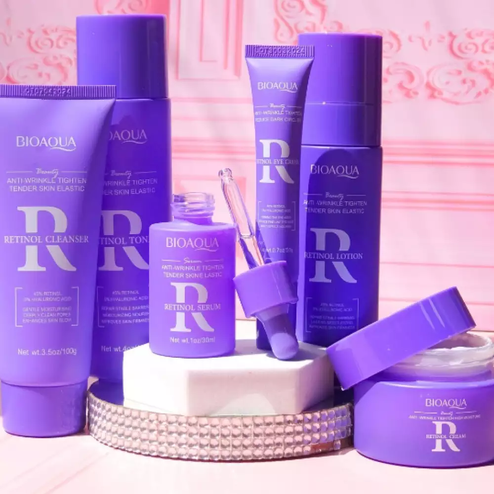 Kit De Retinol Bioaqua Efecto Antienvejecimiento - La Plaza Morada