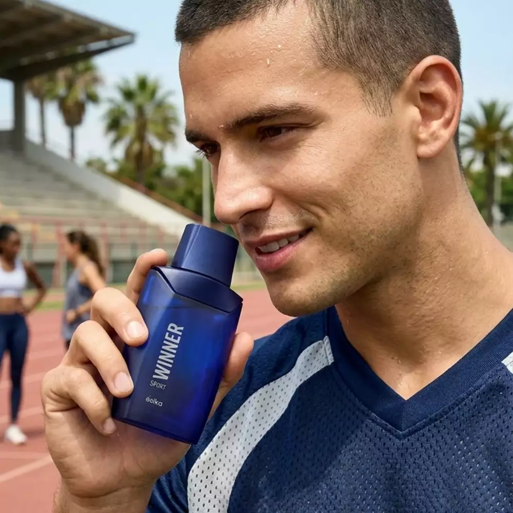 KIT Ésika perfume de hombre Winner Sport 100 ml + Desodorante Roll On 50 g