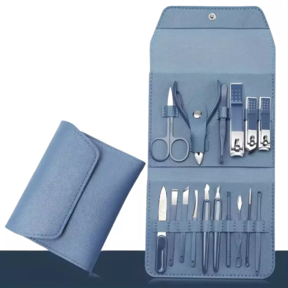 Kit Manicure Pedicure Facial Corta Cuticula Corta Uñas