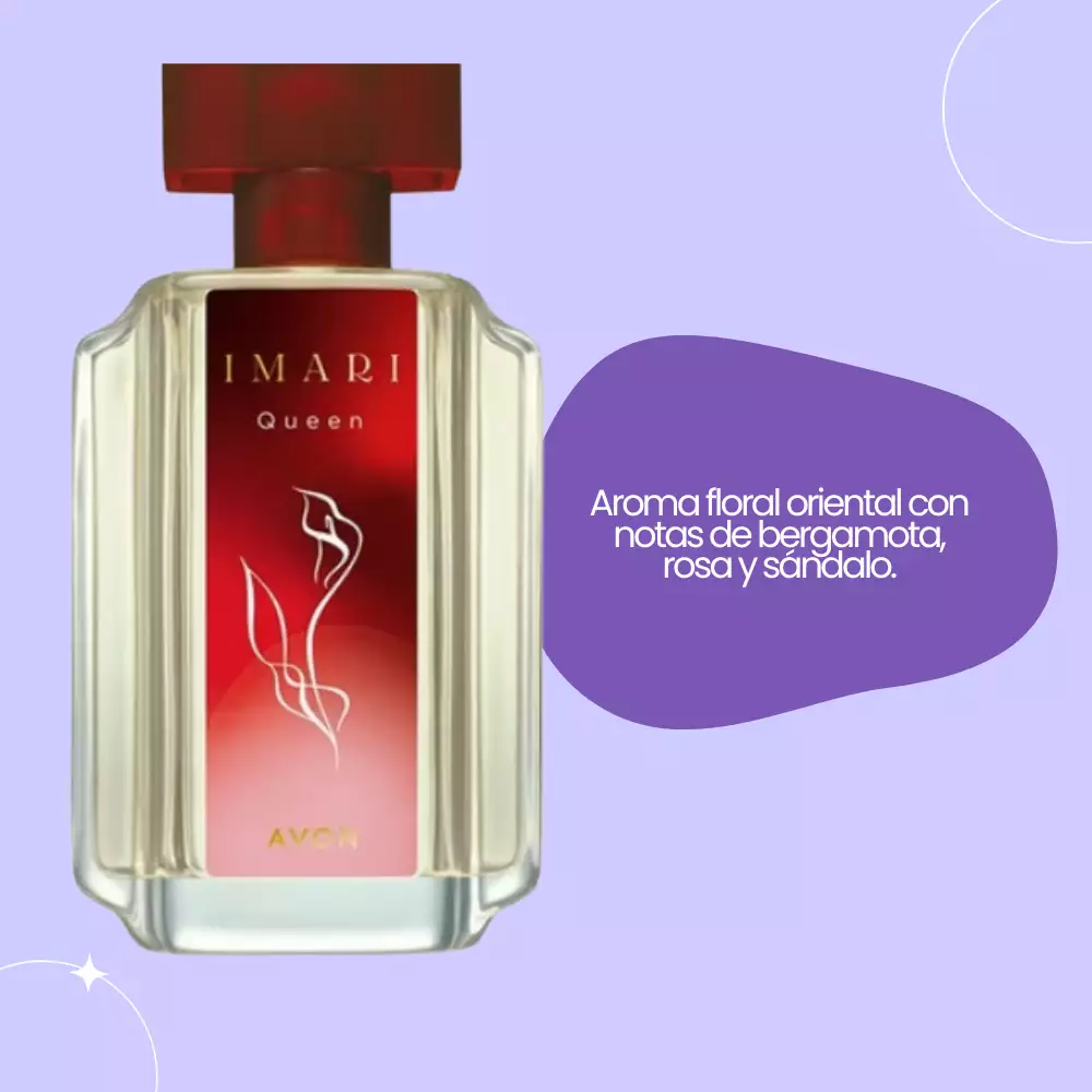 Kit perfume Imari Queen mujer 50 ml desodorante