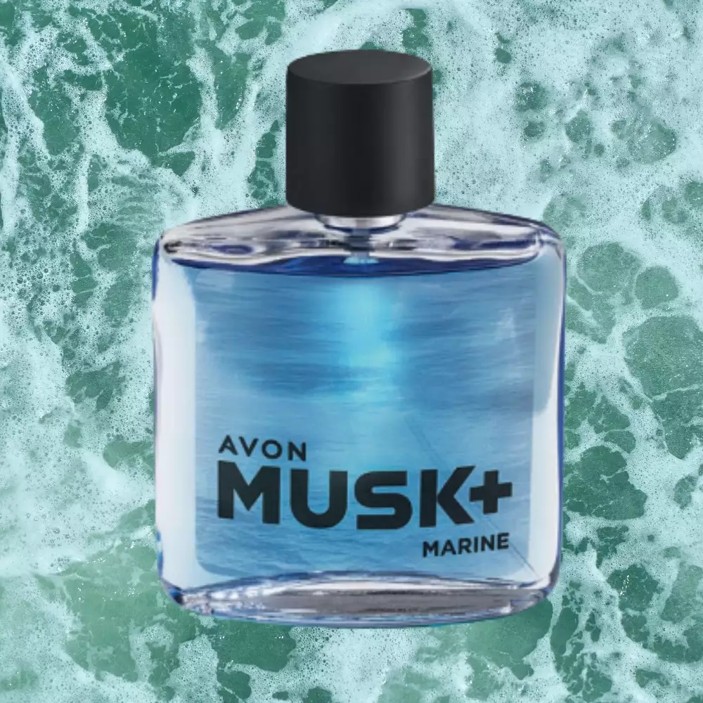 Kit perfume Musk Marine hombre 75 ml Avon
